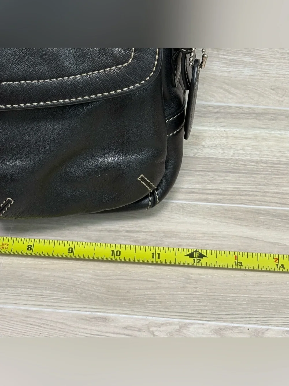 VTG Coach Y2K Soho Small Pocket Slap Black Leather Buckle Shoulder Bag